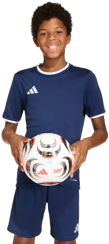 Marškinėliai vaikams adidas Entrada 26 Jersey tamsiai mėlyna JZ2522 (176cm)