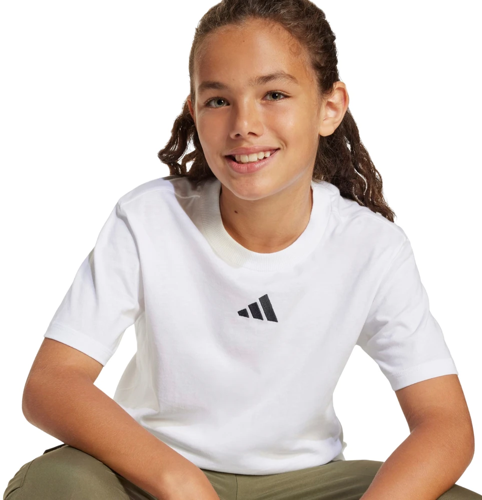 Marškinėliai vaikams adidas Essentials balta JC9774 (164cm)