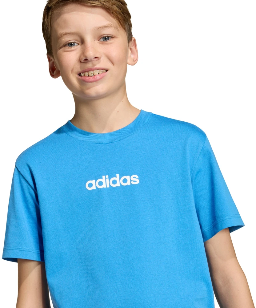 Marškinėliai vaikams adidas Essentials mėlyna KE0836 (176cm)