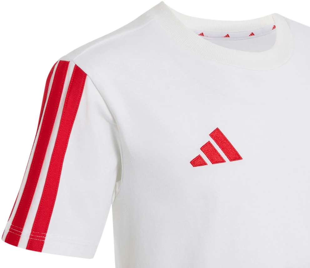 Marškinėliai vaikams adidas FC Bayern Muenchen balta ir-raudona KG2591 (140cm)