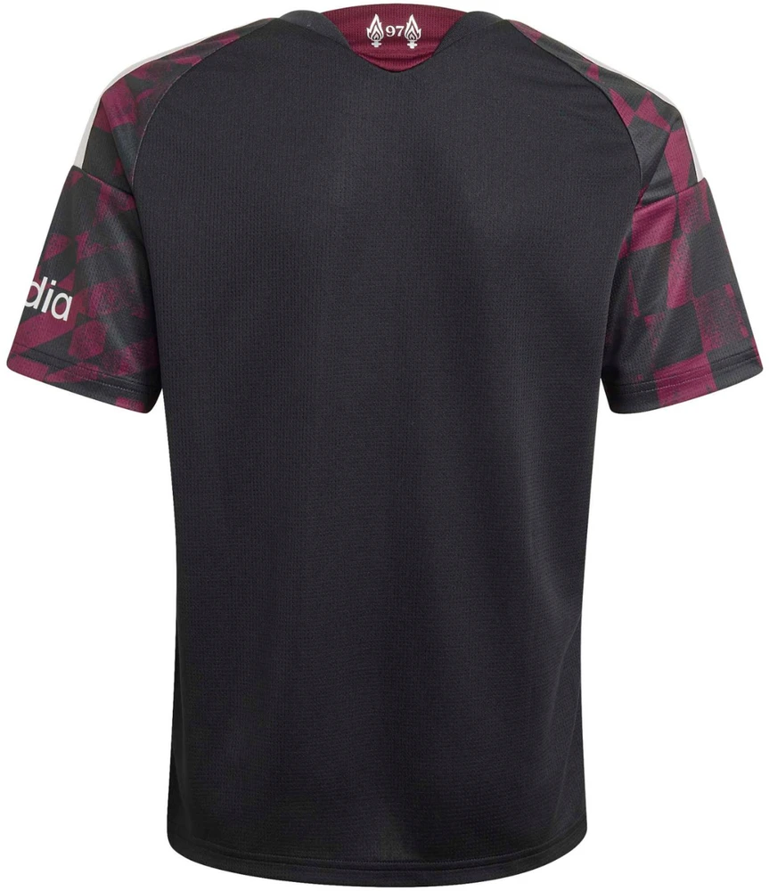 Marškinėliai vaikams adidas Liverpool FC 26/27 Third Jersey juoda-rožinė KB8284 (128cm)