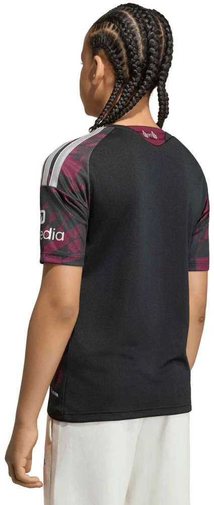 Marškinėliai vaikams adidas Liverpool FC 26/27 Third Jersey juoda-rožinė KB8284 (128cm)