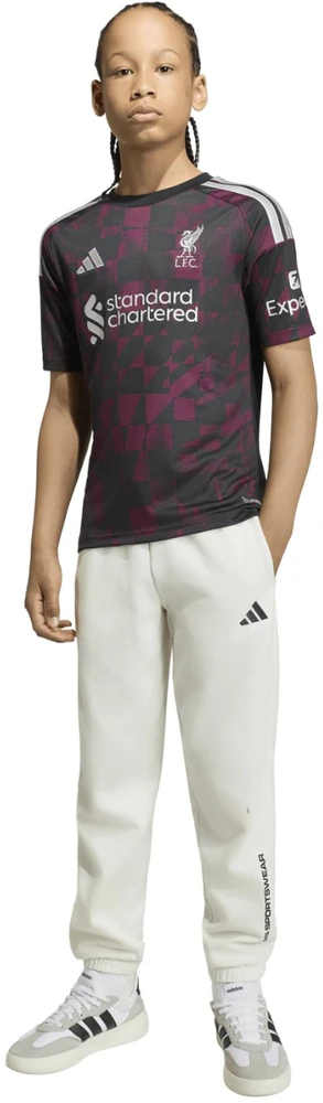 Marškinėliai vaikams adidas Liverpool FC 26/27 Third Jersey juoda-rožinė KB8284 (128cm)