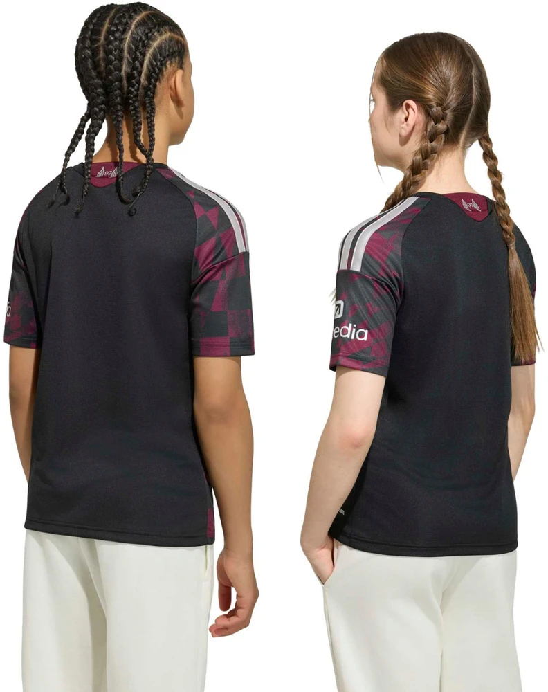 Marškinėliai vaikams adidas Liverpool FC 26/27 Third Jersey juoda-rožinė KB8284 (128cm)