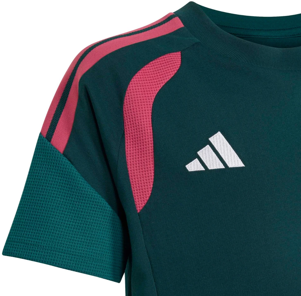 Marškinėliai vaikams adidas Real Madrid 26/27 Tiro 26 Sweat Tee ciemnozielona KZ2483 (164cm)