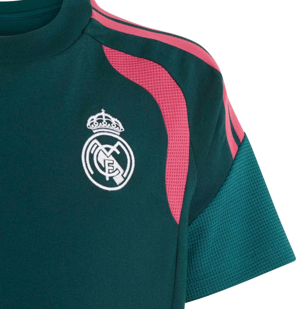 Marškinėliai vaikams adidas Real Madrid 26/27 Tiro 26 Sweat Tee ciemnozielona KZ2483 (164cm)