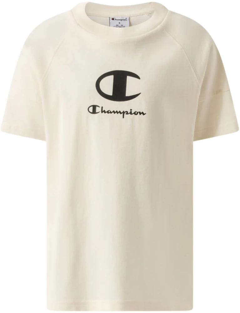 Marškinėliai vaikams Champion SS Tee jasnobeżowa 307719 YS084 (XL)