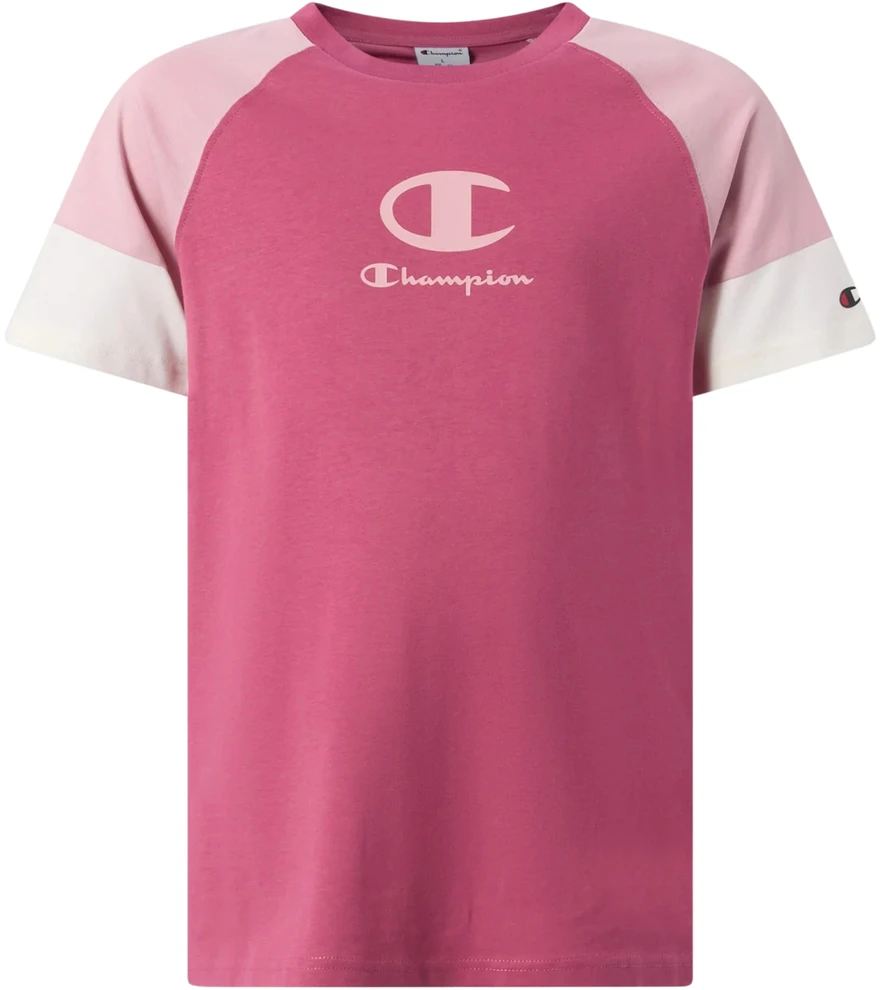 Marškinėliai vaikams Champion SS Tee rožinė 307719 PS029 (S)