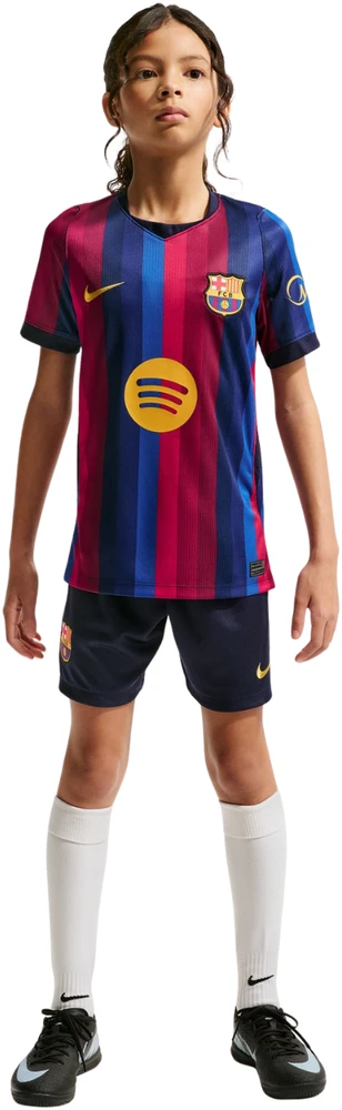 Marškinėliai vaikams Nike FC Barcelona 2026/27 Stadium Home bordowo-mėlyna II1624 683 (S)