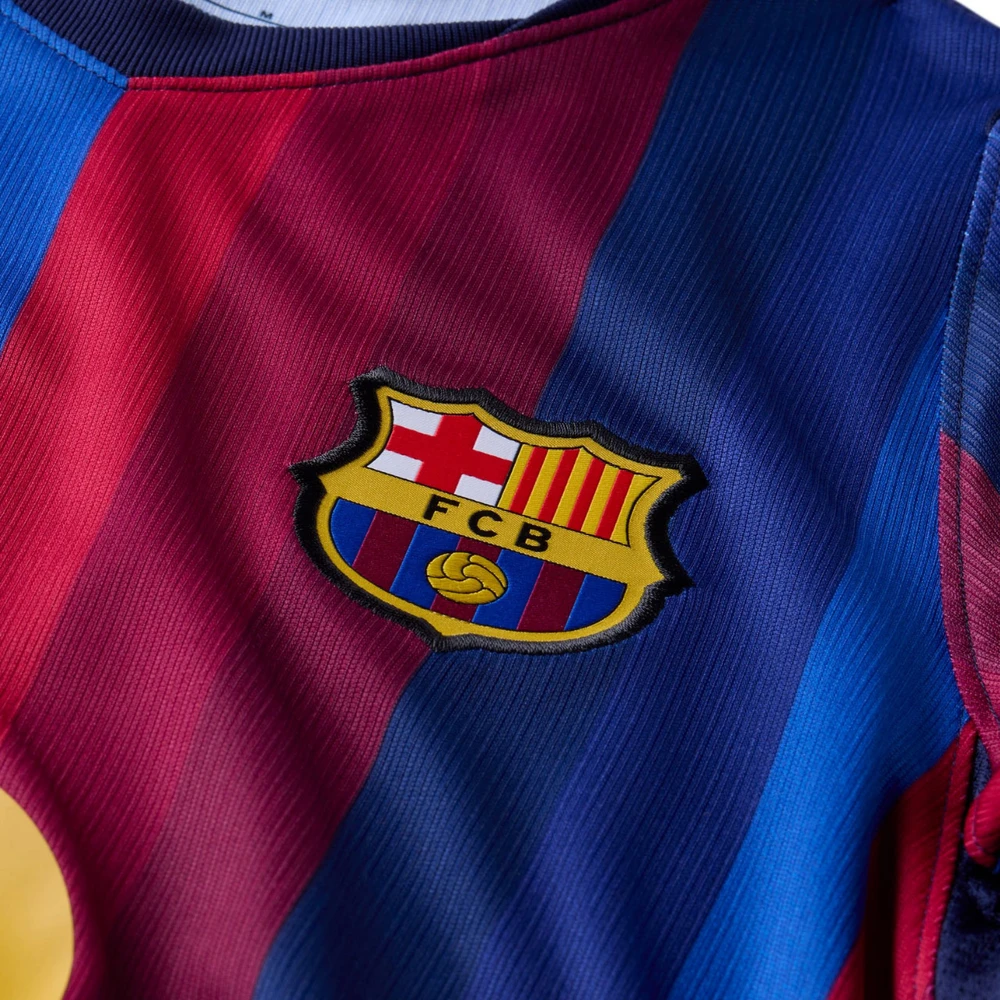 Marškinėliai vaikams Nike FC Barcelona 2026/27 Stadium Home bordowo-mėlyna II1624 683 (S)