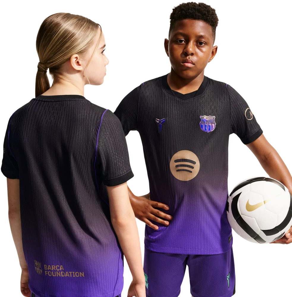 Marškinėliai vaikams Nike FC Barcelona 2026/27 Match Away juoda-violetinė II1852 505 (L)