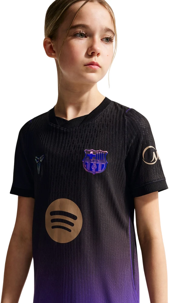 Marškinėliai vaikams Nike FC Barcelona 2026/27 Match Away juoda-violetinė II1852 505 (L)