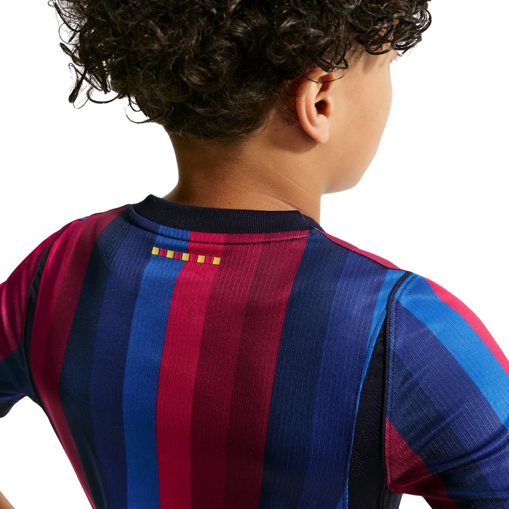 Marškinėliai vaikams Nike FC Barcelona 2026/27 Stadium Home bordowo-mėlyna II1624 683 (S)