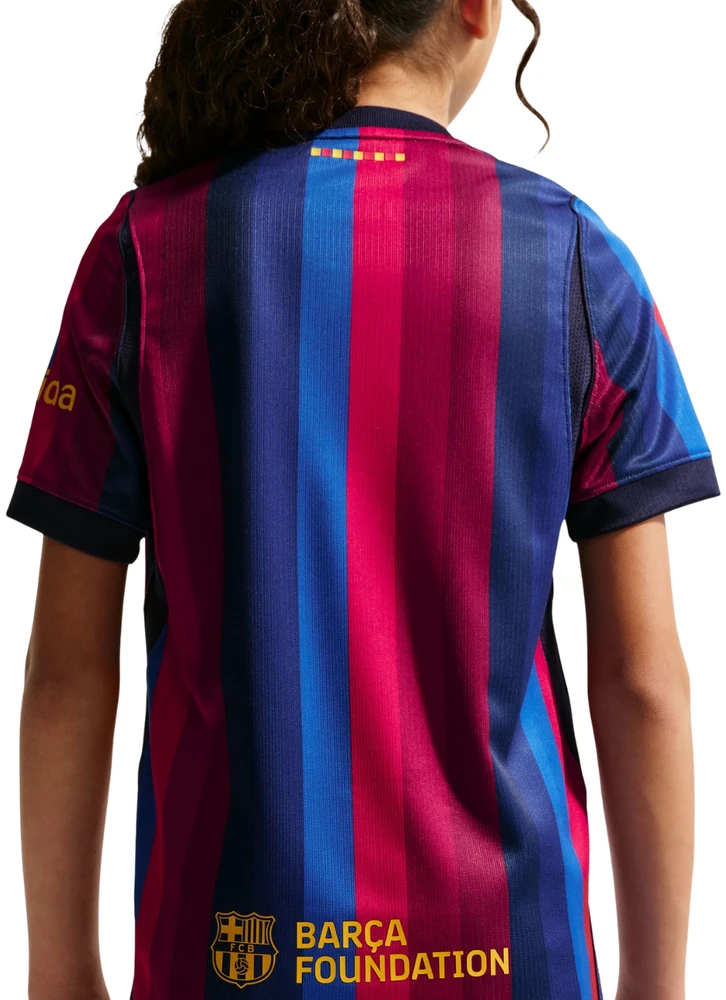 Marškinėliai vaikams Nike FC Barcelona 2026/27 Stadium Home bordowo-mėlyna II1624 683 (S)