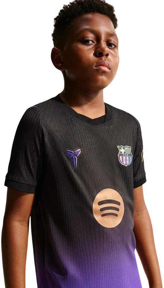 Marškinėliai vaikams Nike FC Barcelona 2026/27 Match Away juoda-violetinė II1852 505 (L)