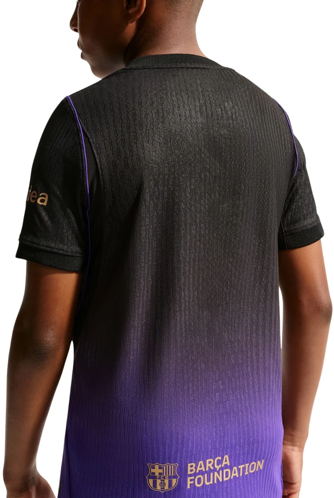 Marškinėliai vaikams Nike FC Barcelona 2026/27 Match Away juoda-violetinė II1852 505 (L)