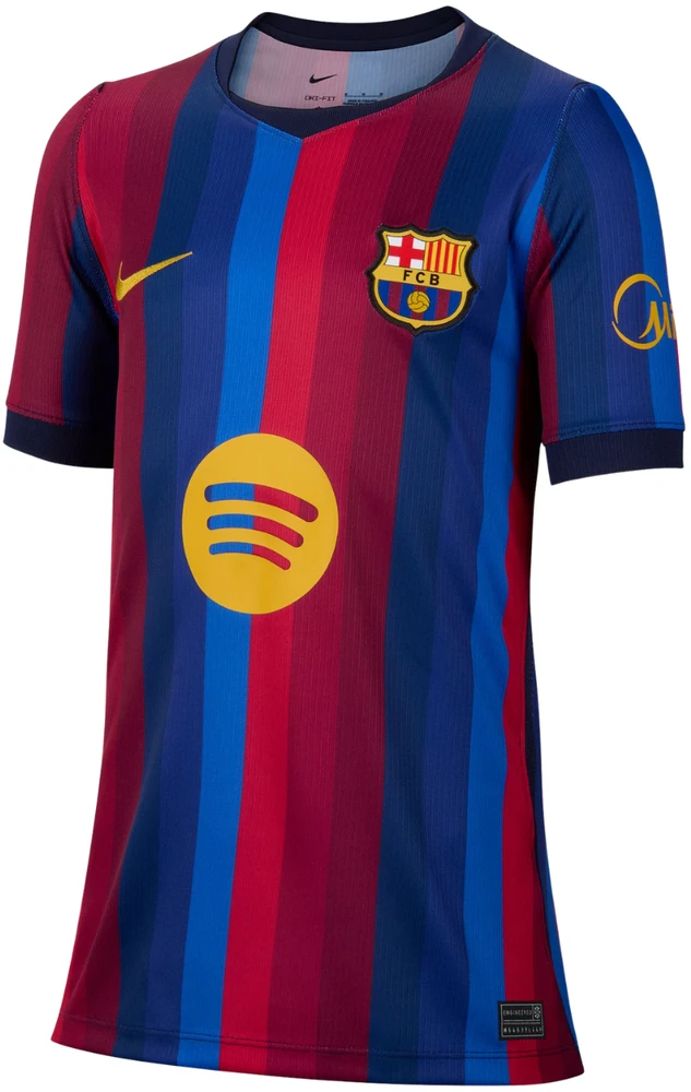 Marškinėliai vaikams Nike FC Barcelona 2026/27 Stadium Home bordowo-mėlyna II1624 683 (S)