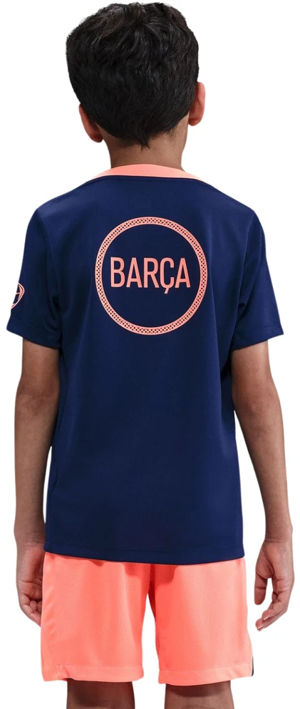 Marškinėliai vaikams Nike FC Barcelona Academy Pro granatowo-pomrańczowa HM4185 411 (XS)
