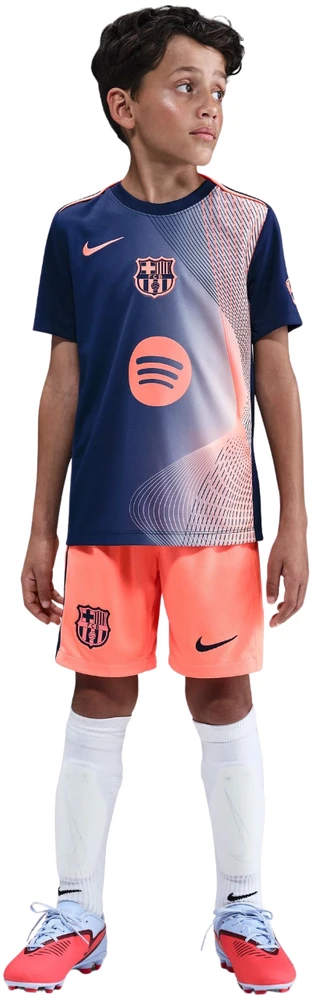 Marškinėliai vaikams Nike FC Barcelona Academy Pro granatowo-pomrańczowa HM4185 411 (XS)
