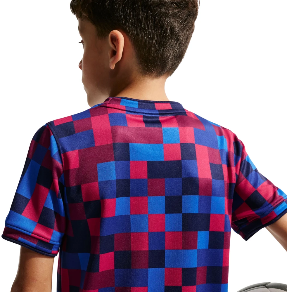Marškinėliai vaikams Nike FC Barcelona bordowo-mėlyna II1752 621 (XL)