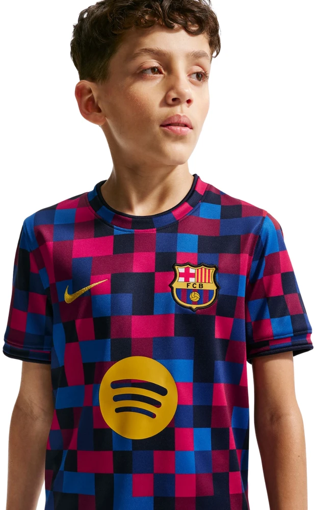 Marškinėliai vaikams Nike FC Barcelona bordowo-mėlyna II1752 621 (XL)