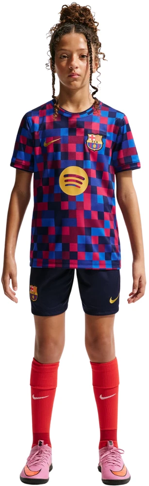 Marškinėliai vaikams Nike FC Barcelona bordowo-mėlyna II1752 621 (XL)