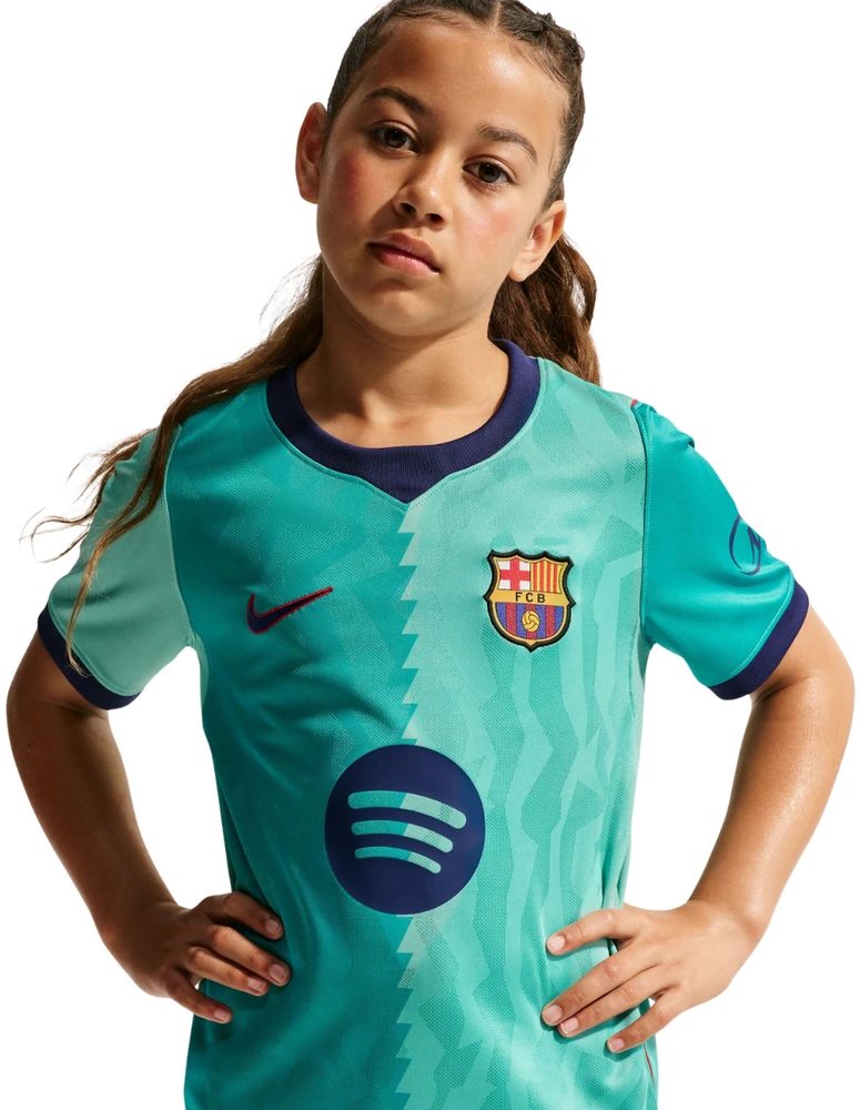 Marškinėliai vaikams Nike FC Barcelona Stadium 2026/27 žalia II6686 301 (L)