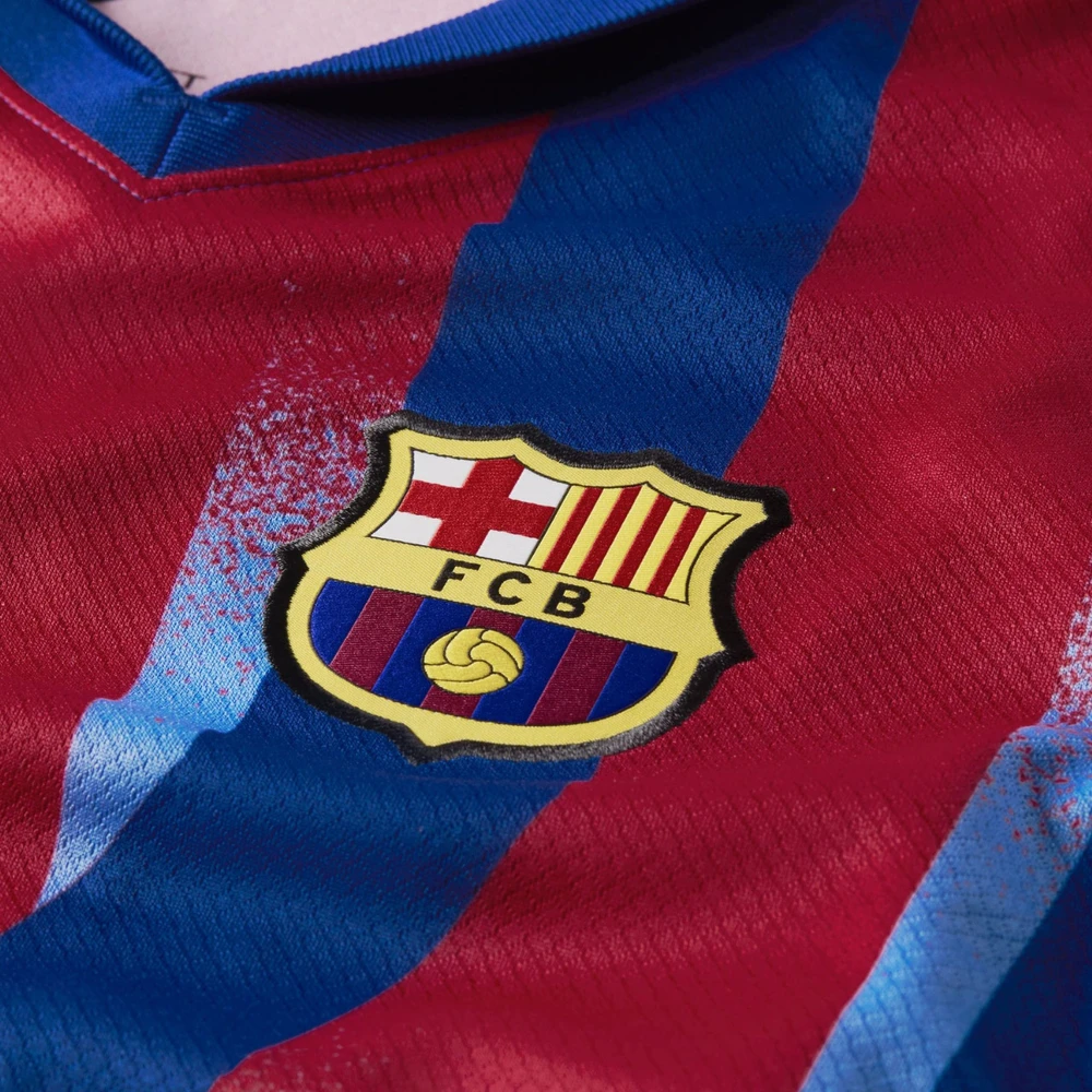 Marškinėliai vaikams Nike FC Barcelona Stadium 25/26 spalva tamsiai mėlyna-raudona FZ1307 432 (XS)