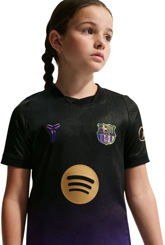 Marškinėliai vaikams Nike FC Barcelona Stadium Away 2026/27 violetinė-juoda II1674 505 (M)