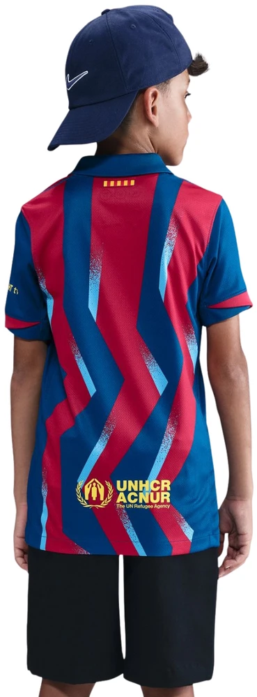 Marškinėliai vaikams Nike FC Barcelona Stadium 25/26 spalva tamsiai mėlyna-raudona FZ1307 432 (XS)