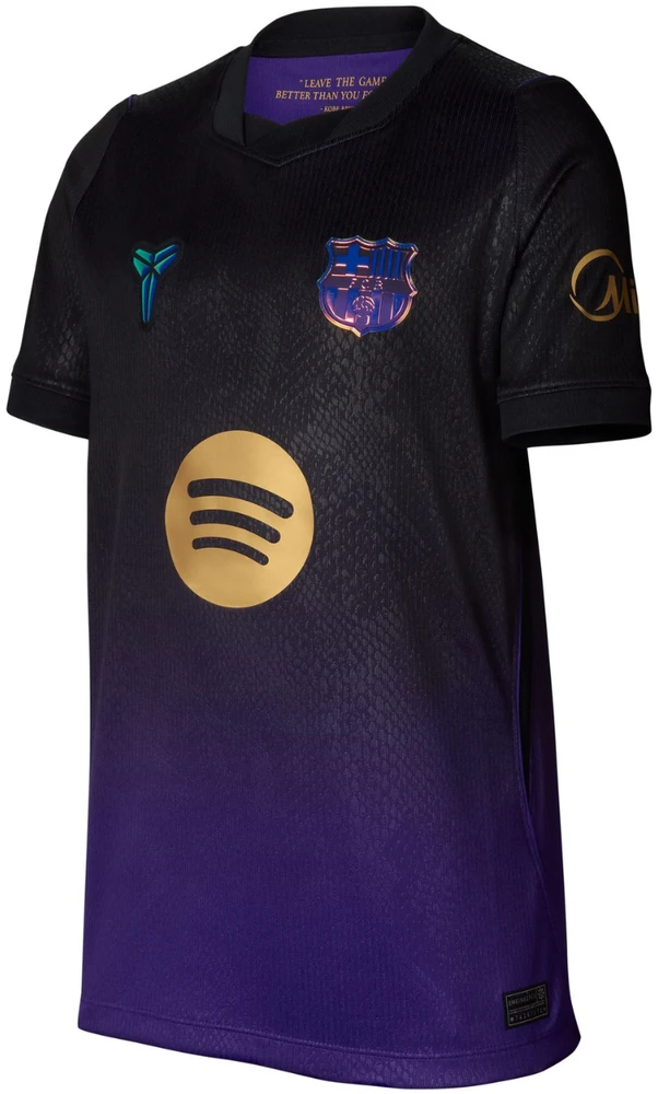 Marškinėliai vaikams Nike FC Barcelona Stadium Away 2026/27 violetinė-juoda II1674 505 (M)