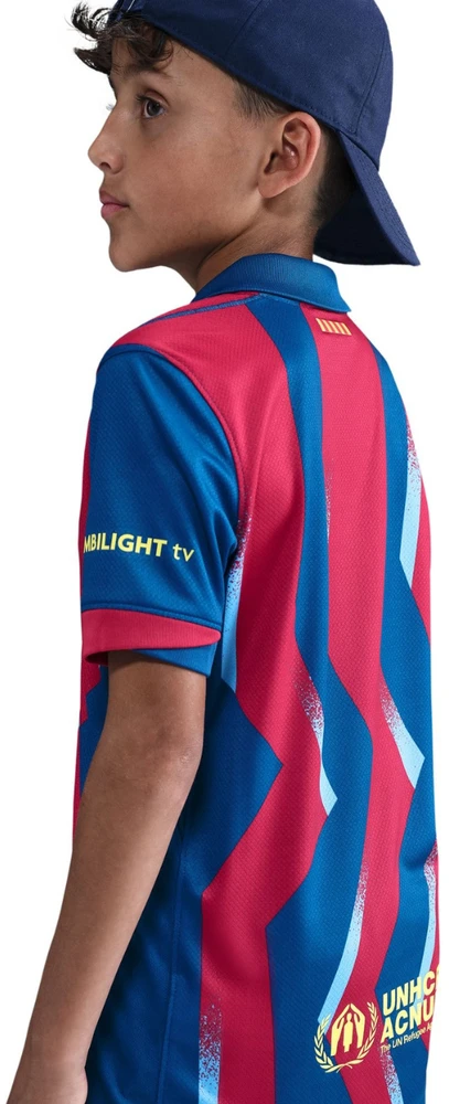 Marškinėliai vaikams Nike FC Barcelona Stadium 25/26 spalva tamsiai mėlyna-raudona FZ1307 432 (XS)