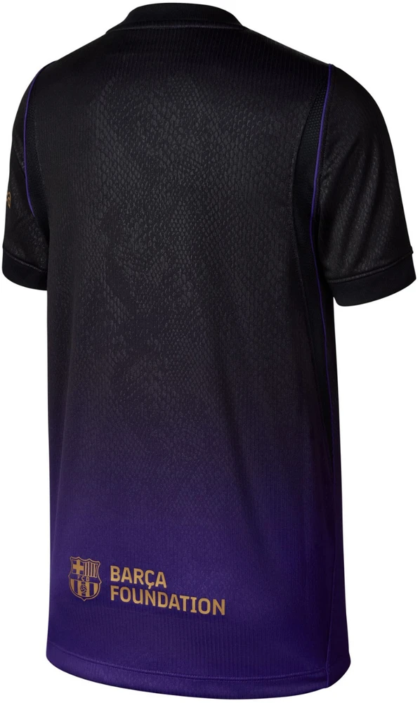 Marškinėliai vaikams Nike FC Barcelona Stadium Away 2026/27 violetinė-juoda II1674 505 (M)