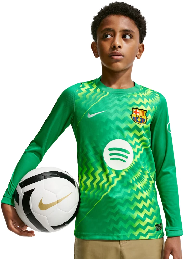Marškinėliai vaikams Nike FC Barcelona Stadium Goalkeeper 2026/27 žalia II3610 324 (S)