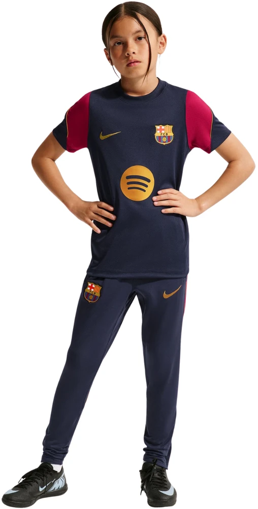 Marškinėliai vaikams Nike FC Barcelona Strike granatowo-bordinė II3237 401 (S)
