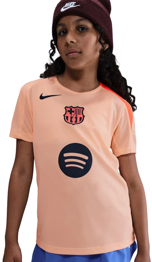 Marškinėliai vaikams Nike FC Barcelona Strike Third oranžinė HM4443 808 (XS)