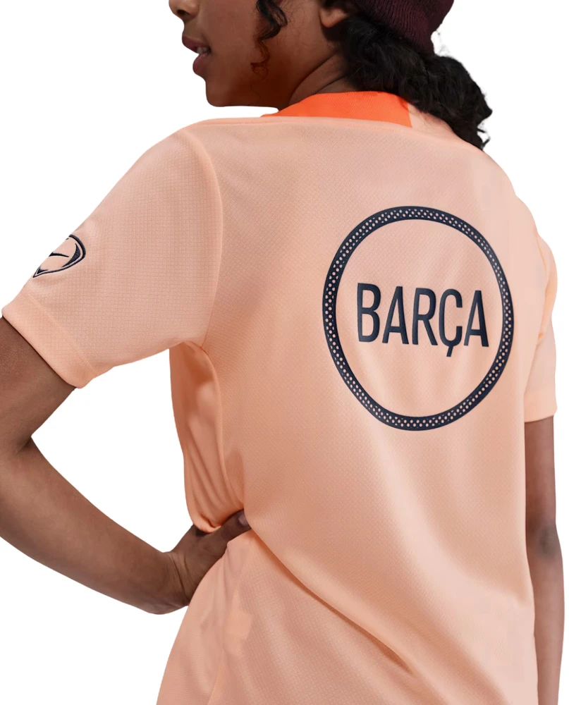 Marškinėliai vaikams Nike FC Barcelona Strike Third oranžinė HM4443 808 (XS)