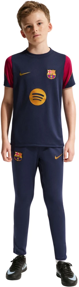 Marškinėliai vaikams Nike FC Barcelona Strike granatowo-bordinė II3237 401 (S)