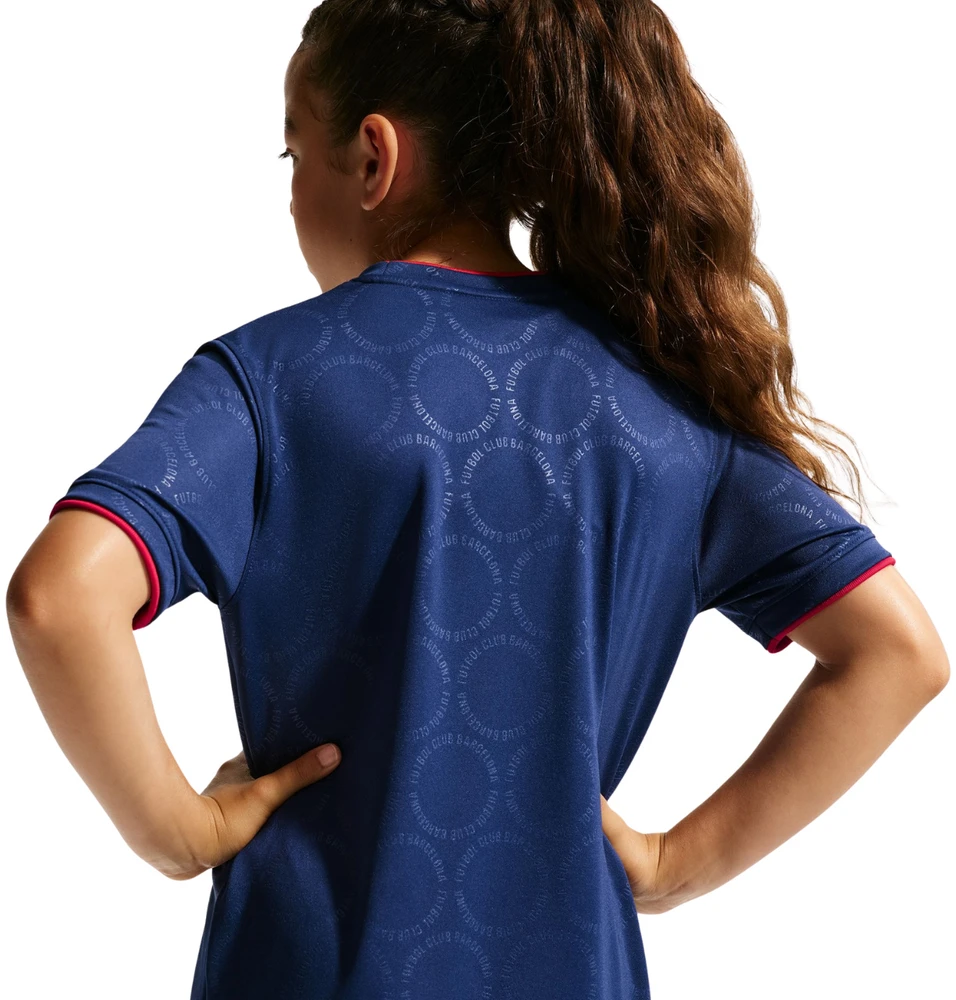 Marškinėliai vaikams Nike FC Barcelona Third tamsiai mėlyna II6713 498 (XS)