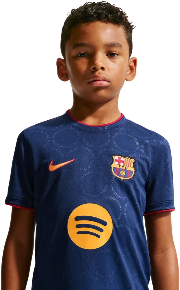 Marškinėliai vaikams Nike FC Barcelona Third tamsiai mėlyna II6713 498 (XS)