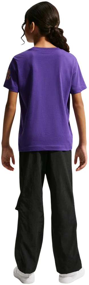 Marškinėliai vaikams Nike FC Barcelona violetinė IQ5007 504 (S)