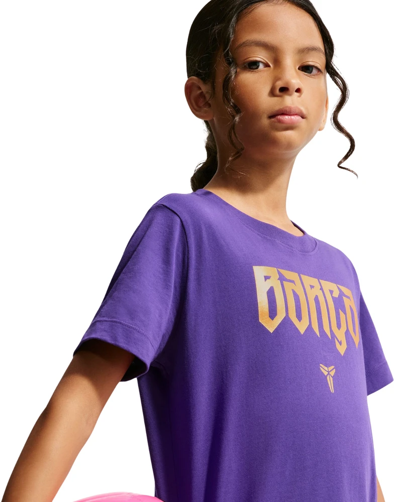 Marškinėliai vaikams Nike FC Barcelona violetinė IQ5007 504 (S)