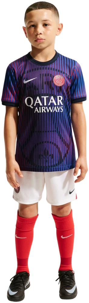 Marškinėliai vaikams Nike Paris Saint-Germain violetinė IQ6946 420 (XL)