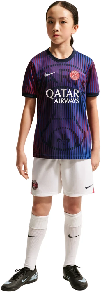 Marškinėliai vaikams Nike Paris Saint-Germain violetinė IQ6946 420 (XL)
