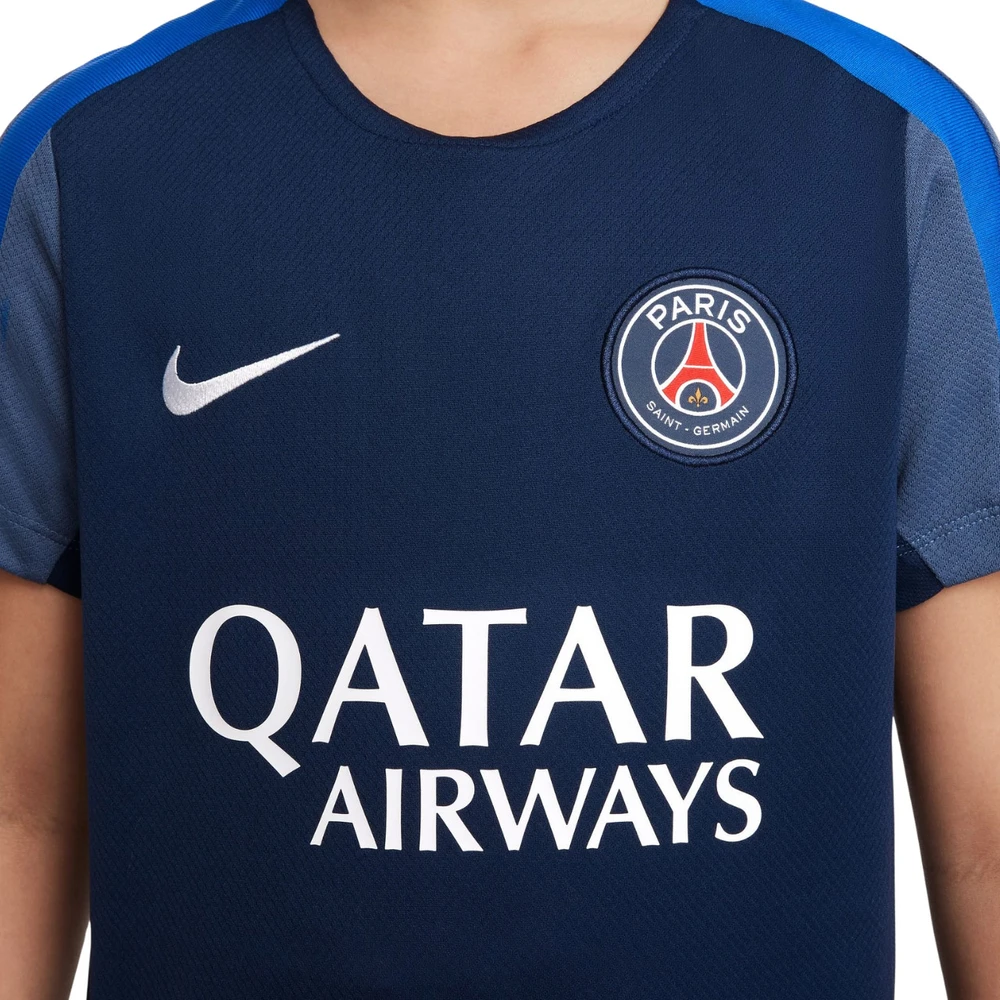 Marškinėliai vaikams Nike Paris Saint Germain Strike tamsiai mėlyna HJ7836 411 (XL)