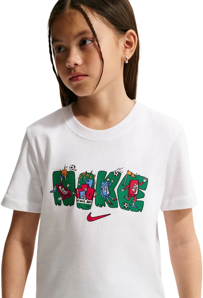 Marškinėliai vaikams Nike Sportswear balta IM9534 100 (XL)