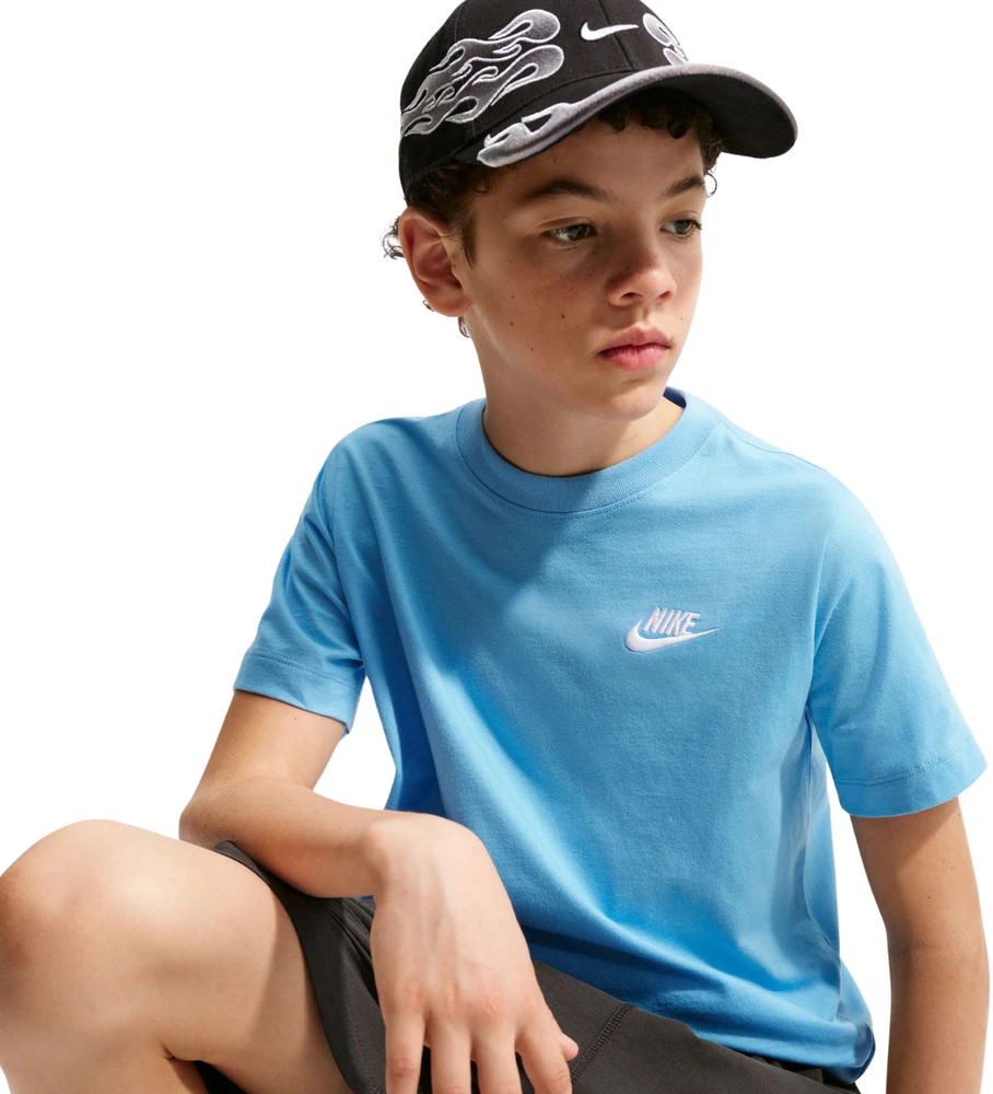 Marškinėliai vaikams Nike Sportswear jasnoniebieska FZ5177 497 (XL)