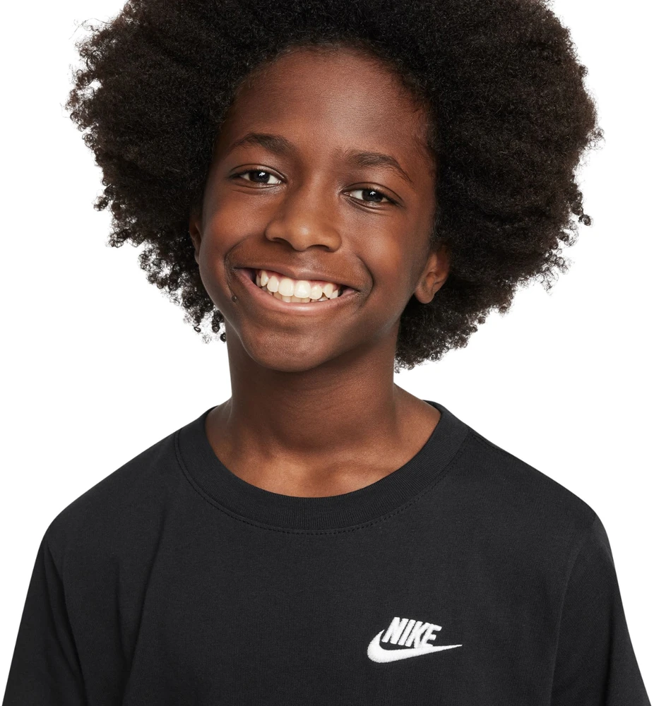 Vaikiški „Nike Sportswear“ marškinėliai, juodi, FZ5177 010
