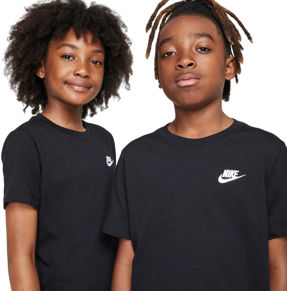 Vaikiški „Nike Sportswear“ marškinėliai, juodi, FZ5177 010