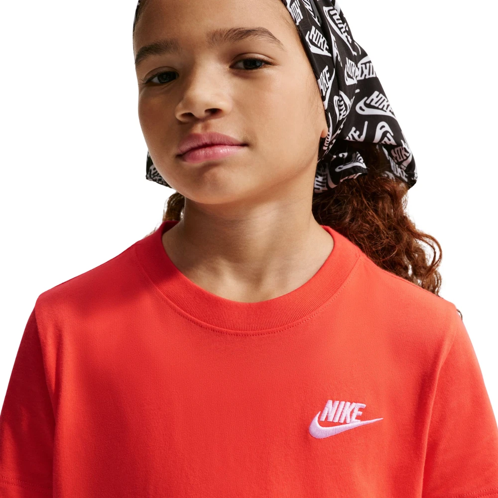 Marškinėliai vaikams Nike Sportswear oranžinė FZ5177 842 (XL)